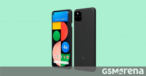 Google Pixel 4a 5G official renders appear alongside full specs
