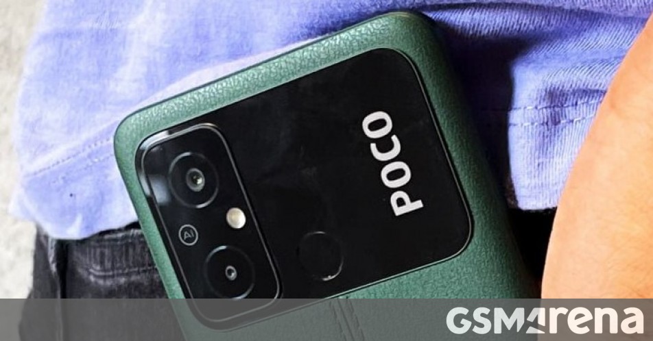 Poco C55 officially teased for India just as a live image leaks