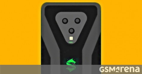 Xiaomi Black Shark 3 triple main camera shines through in a new drawing and a live photo