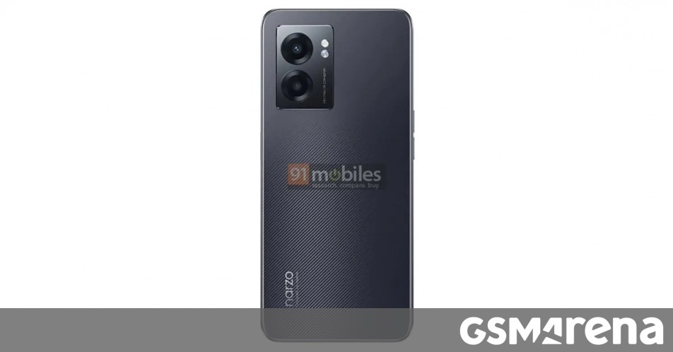 Realme Narzo 50 5G renders leak ahead of its launch in India