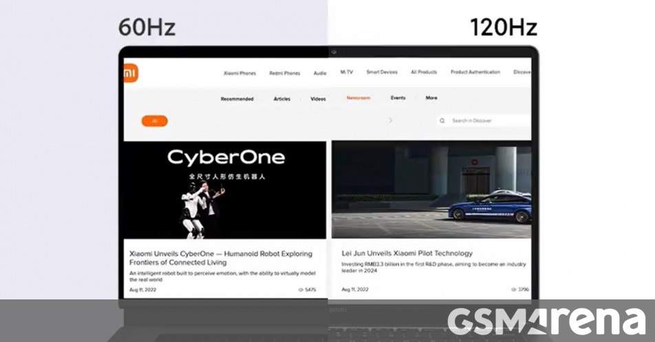 Xiaomi NoteBook Pro 120G will feature a 2.5K 120Hz screen, Smart TV X Series will include three models