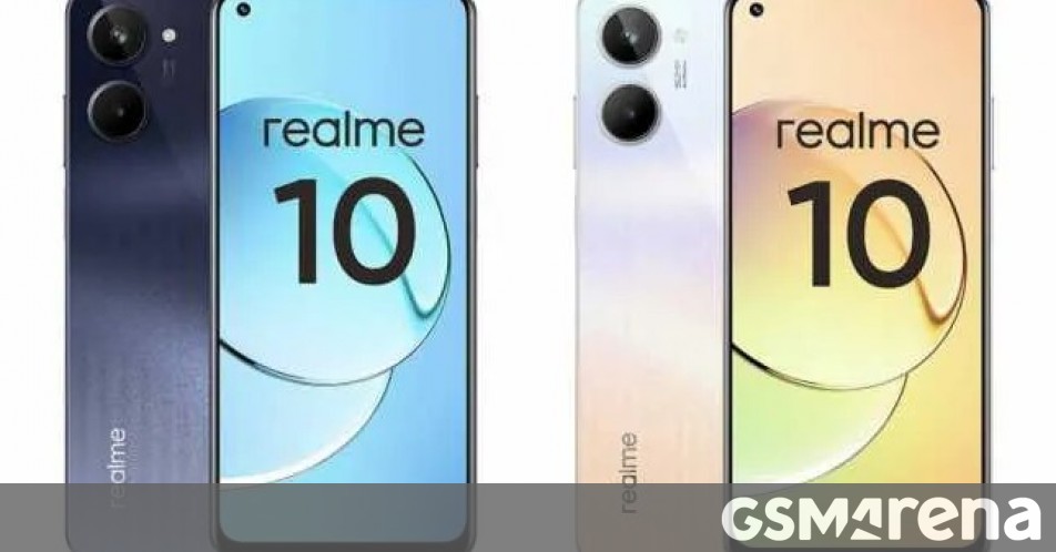 Realme 10 4G leaks in more renders, 5G version’s battery capacity is confirmed
