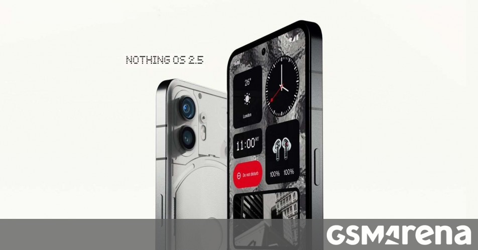 Nothing OS 2.5 based on Android 14 now rolling out to Phone (2) users