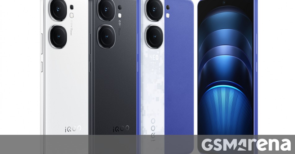 Here’s the iQOO Neo9S Pro+ in all its color versions